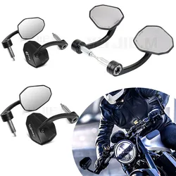 오토바이 바 엔드 미러, BMW K1200R K1200S K1600GT K1600GTL K1300S K1300R K1300GT 용, 7/8 인치 22mm 핸들 바 백미러