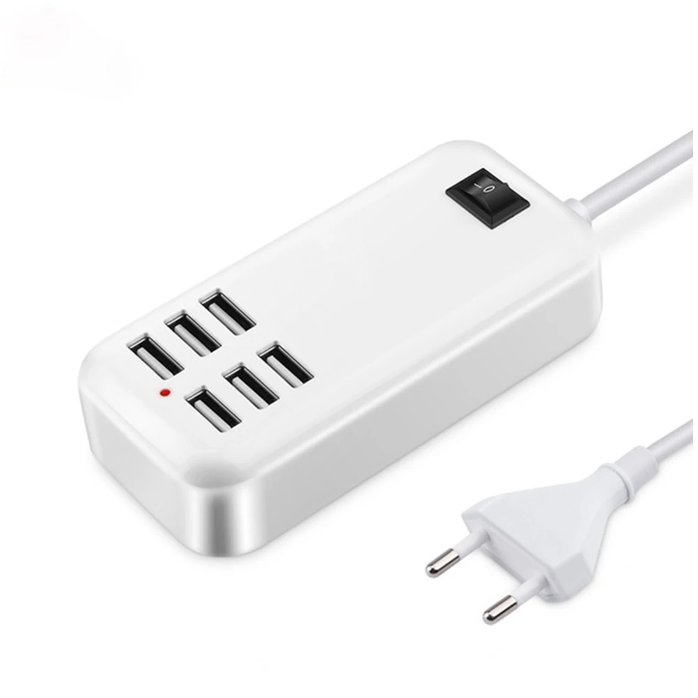 

6 Ports Intelligent USB Station Fast Charging for Tablets Simultaneous Charging with and Eight