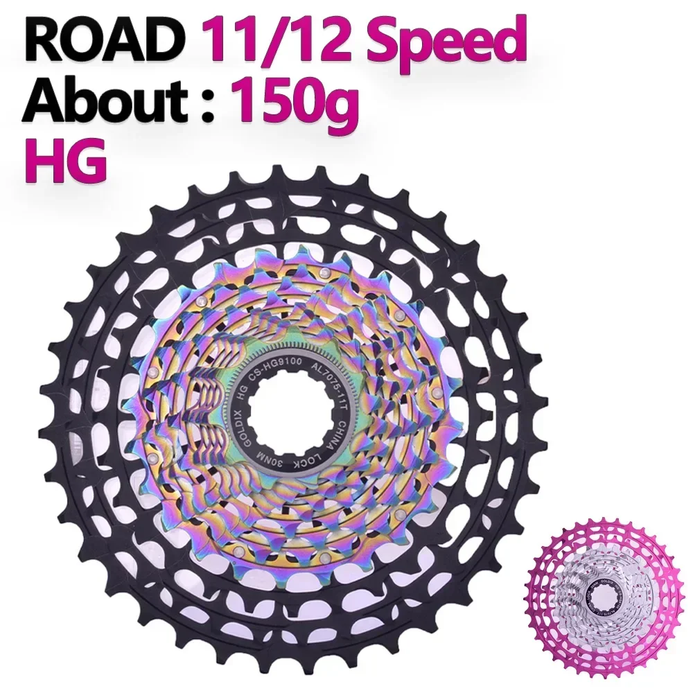 Bicycle Freewheel Road Bikes Ultralight Cassette 11 12 Speed Freewheel for SHIMANO HG 28T 30T 32T 34T 36T CNC Hollow Chain Wheel