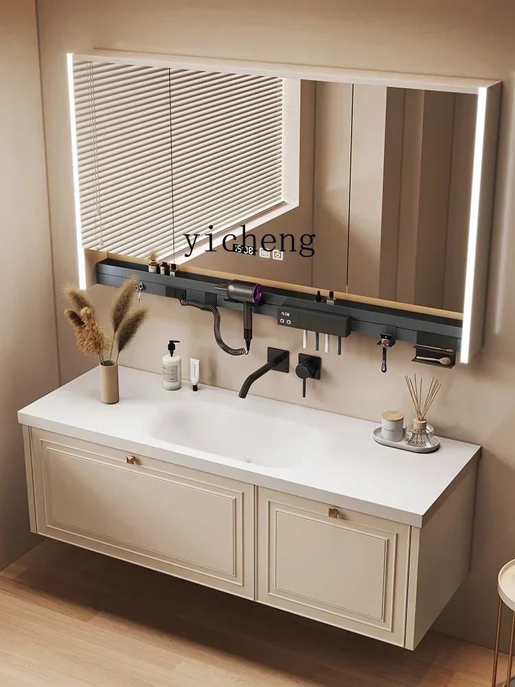 i10.10-Whole Washbin Bathroom Cabinet Combination Toothbrush Sterilizer Bathroom Table Washbasin