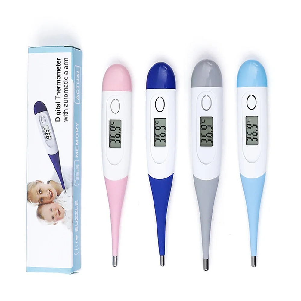 Medical Digital LED Equipment Tool Soft Head fast Thermometer utensils Clinica For Body Ear Household Adult Children Oral Armpit