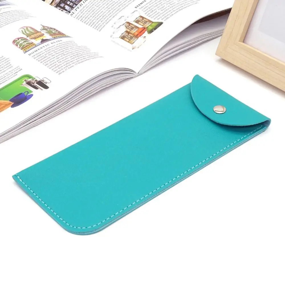 Eyewear Accessories Simple Sunglasses Bag Soft PU Leather Reading Case Bag Sun Glasses Pouch Unisex