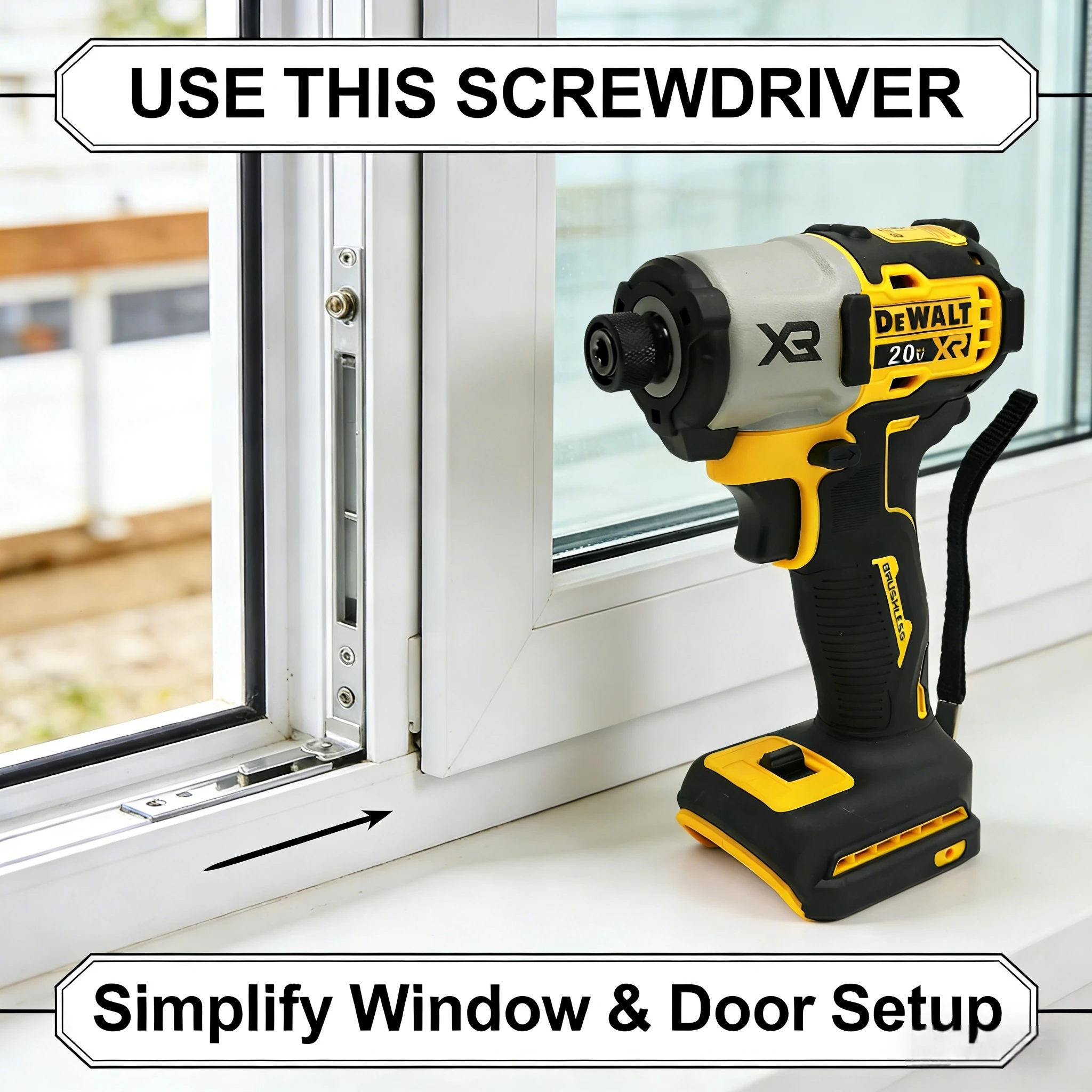 DEWALT DCD845 20V Brushless Cordless Impact Driver | Professional Electric Screwdriver for Metal & Woodworking （only machine）