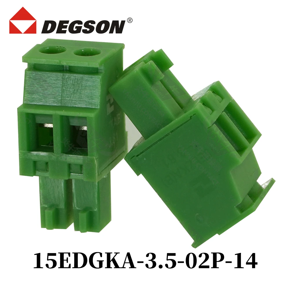

10Pcs DEGSON 15EDGKA-3.5-04P-14-00ZH 15EDGKA-3.81 Pluggable PCB Terminal Block Connector KF15EDGKA 2P~12P MCVR1.5-ST Phoenix