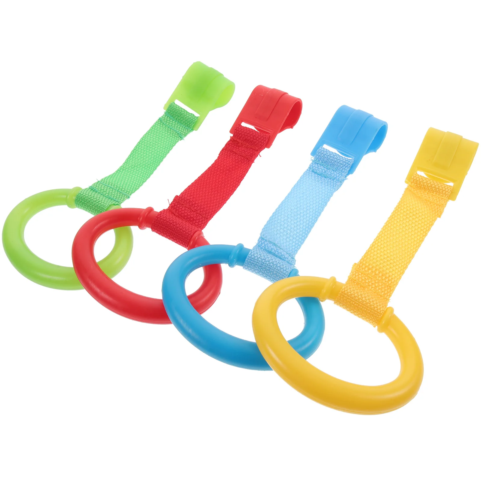 4 stks Baby Walking Pull Ring Duurzaam Baby Wieg Handvat Training Tool Voor Peuter Stand Up Ondersteuning Kwekerij Veiligheidsring