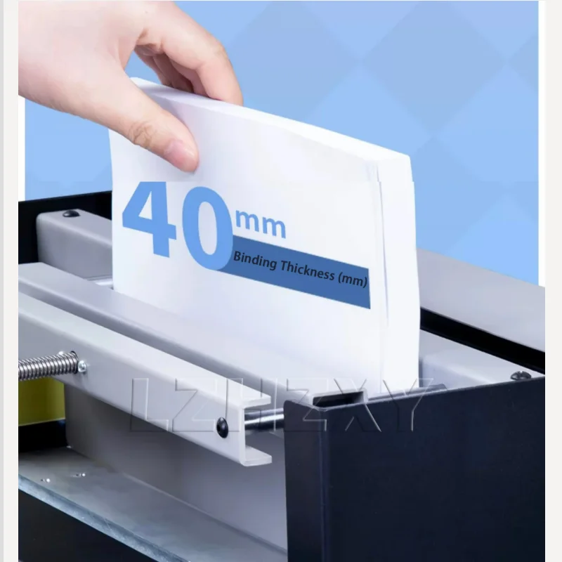

WD-40B Hot Melt Adhesive Desktop Wireless Adhesive Binding Machine 220v Hot Melt Binding Machine Office Tender Cover Back File