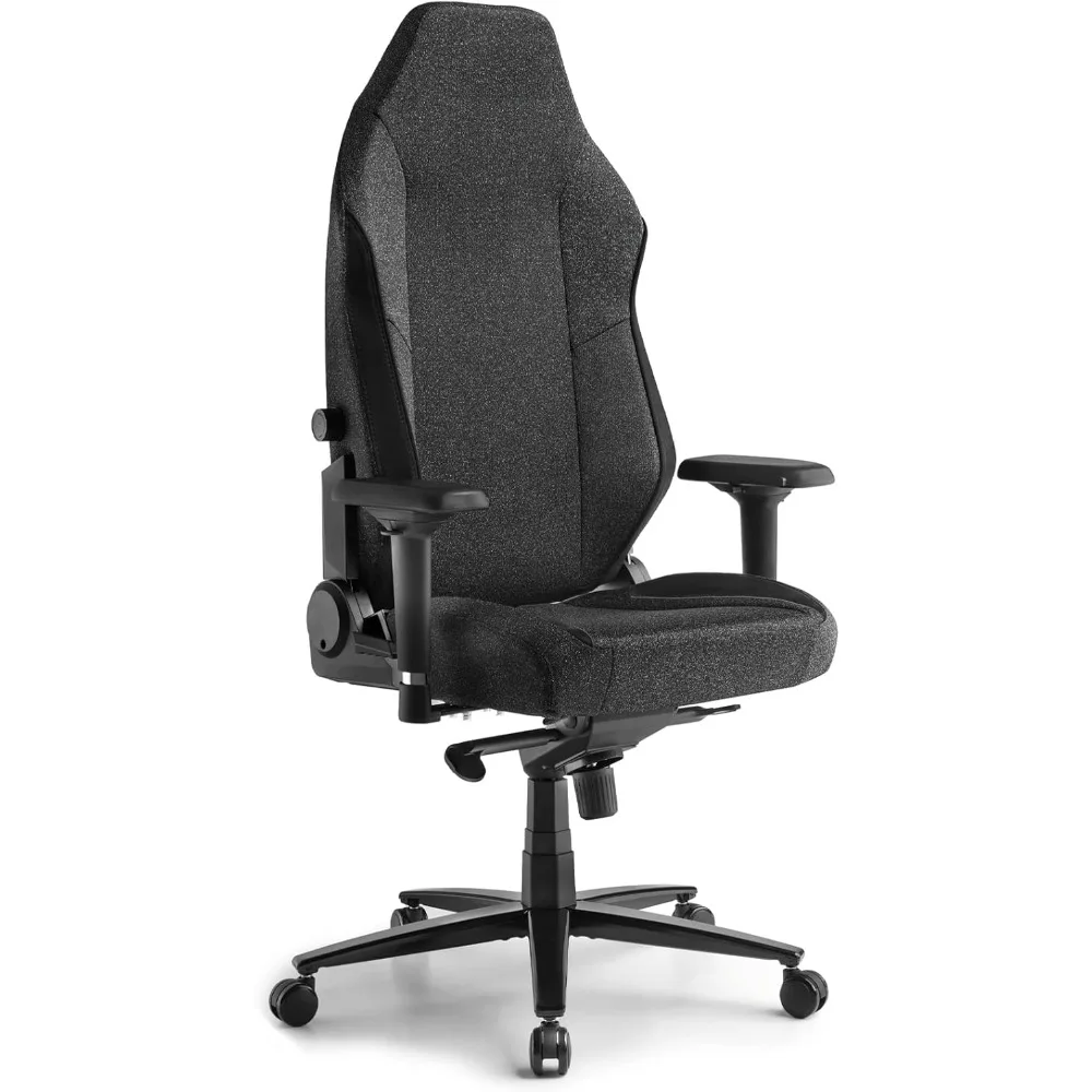 

Gaming Chair Ergonomic PC Gaming Chair - Lumbar Support Headrest 4D Armrest Computer Chair, Large and Comfortable Large Size