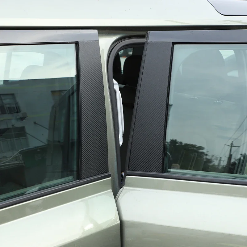 سيارة العمود الأوسط الوسطى PC نافذة الزخارف أعواد تزيين لاند روفر المدافع 110 2020-2024 B C عمود قطاع الملحقات