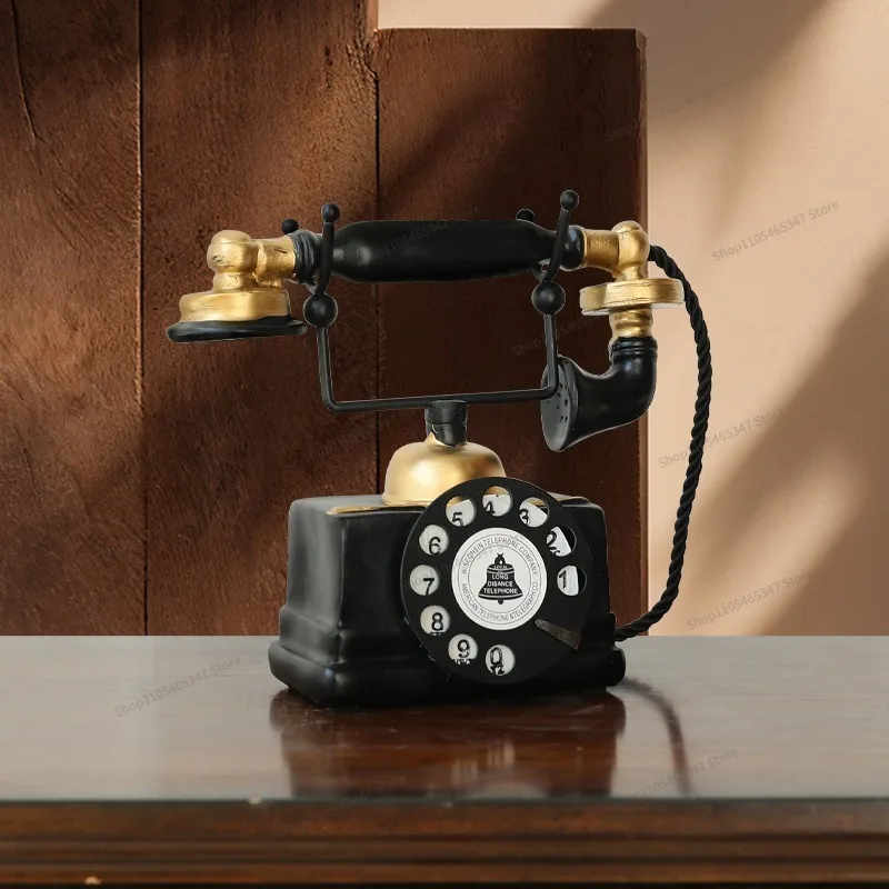 For Home Decorations, Craft Ornaments, Two Sets of Telephones