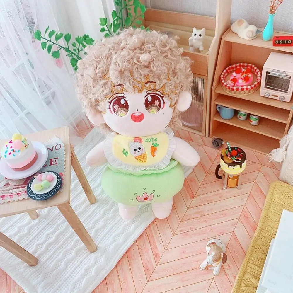 패션 컬러풀 턱받이 장식 곰 토끼 미니 만화 턱받이 귀여운 유니버설 소형 목 액세서리 역할 놀이 장난감