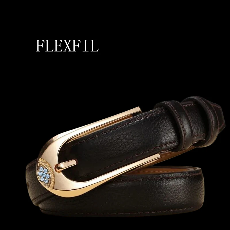 flexfil-女性ヴィンテージレザーベルトメタルシンプルビジネスファッションクラシックブランドレジャー牛革ウエストストラップジーンズ男性ベルト