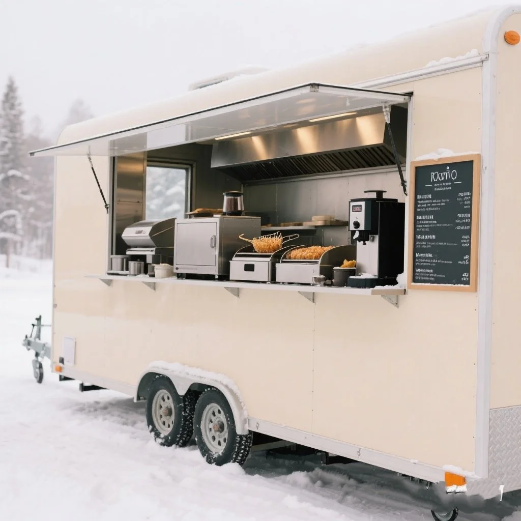 Hot Sale Taco Food Truck Catering Trailer Vending Cart Vintage Food Stand Cooking Bar Restaurant Mobile Food Trailer