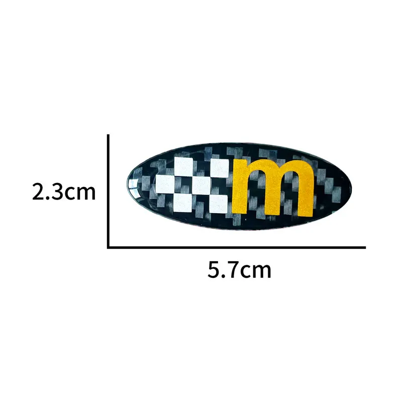 Car Styling ST Logo Car Steering Wheel Carbon Fiber Decal Sticker Interior Accessories For Ford Focus MK3 MK4 Fiesta Mondeo Kuga