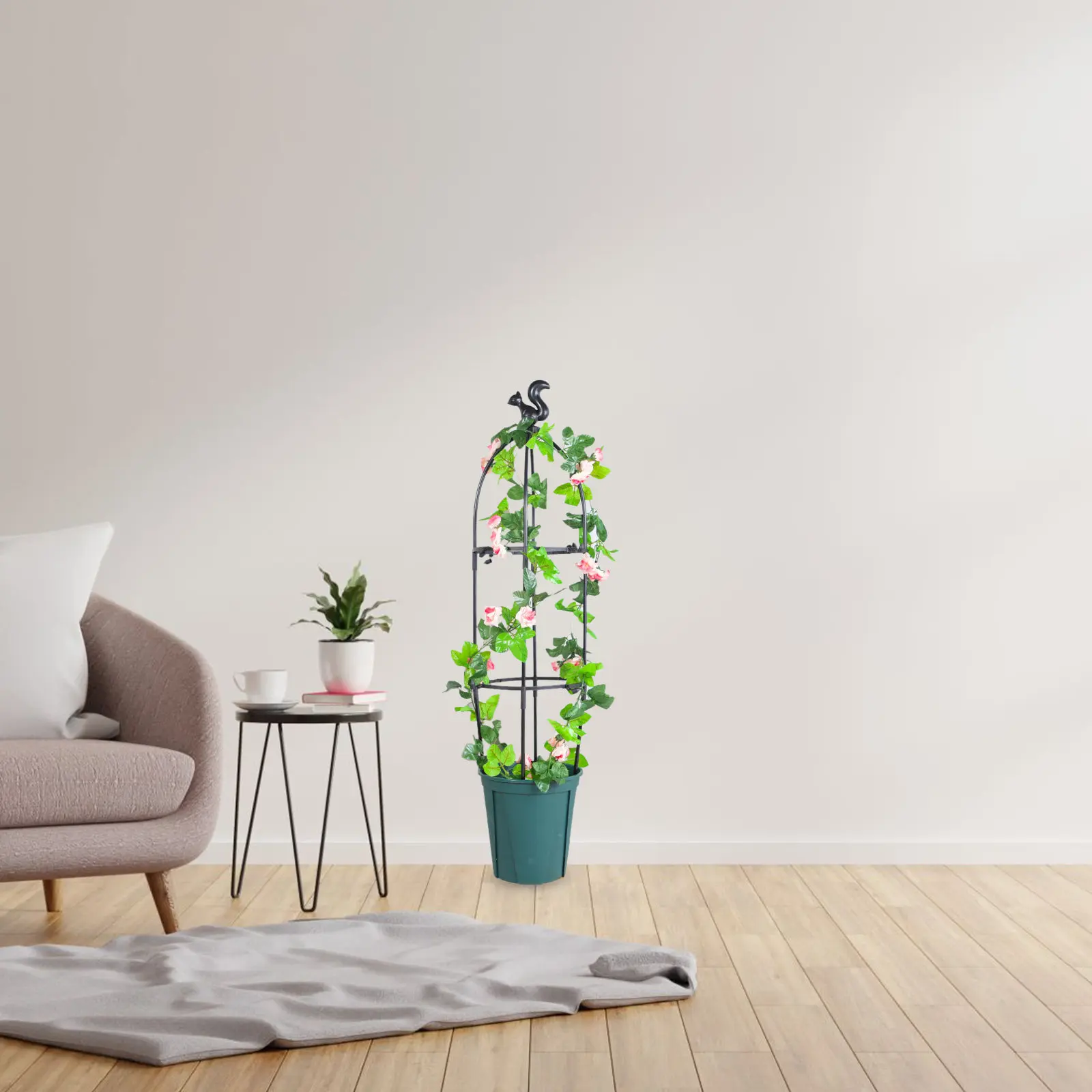 

1Set Garden Climbing Trellis Plant Support Rack Sturdy Potted Plant Climbing Holder Indoor Outdoor Vegetable Raspberry Trellis