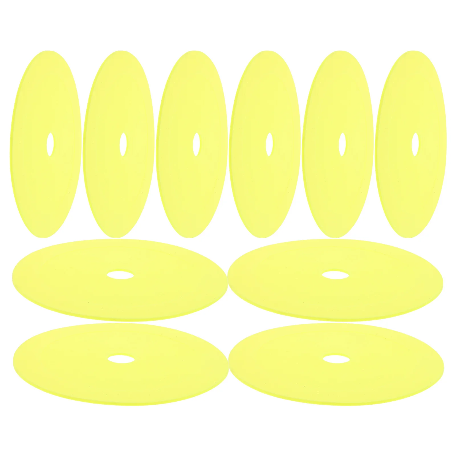 

10Pcs Flat Disc Spot Markers - Non Slip Soccer Training Discs for Field Agility Drills Sports Floor Marking Equipment
