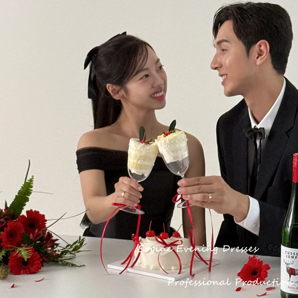 Elegant Formal 웨딩 드레스 A-Line Satin-Tulle Wedding Party Dress For Women Floor-Length Evening Dresses With Bow On Back Gowns