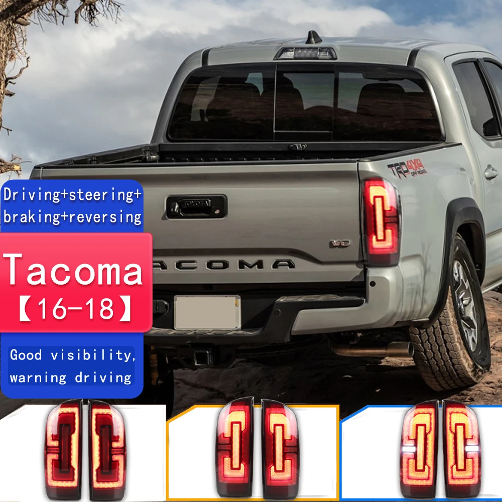 

Светодиодный задний фонарь для Toyota Tacoma 2016 2017 2018 2019 2020 2021 2022, автомобильный светодиодный задний ходовой фонарь, светодиодный задний фонарь в сборе