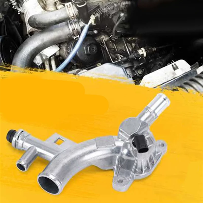 Carcaça de refrigeração de motor de alumínio AEF3 com mangueira para Chevy Cruze, Sonic, Trax e Buick 1.4L - 25193922, 13251447