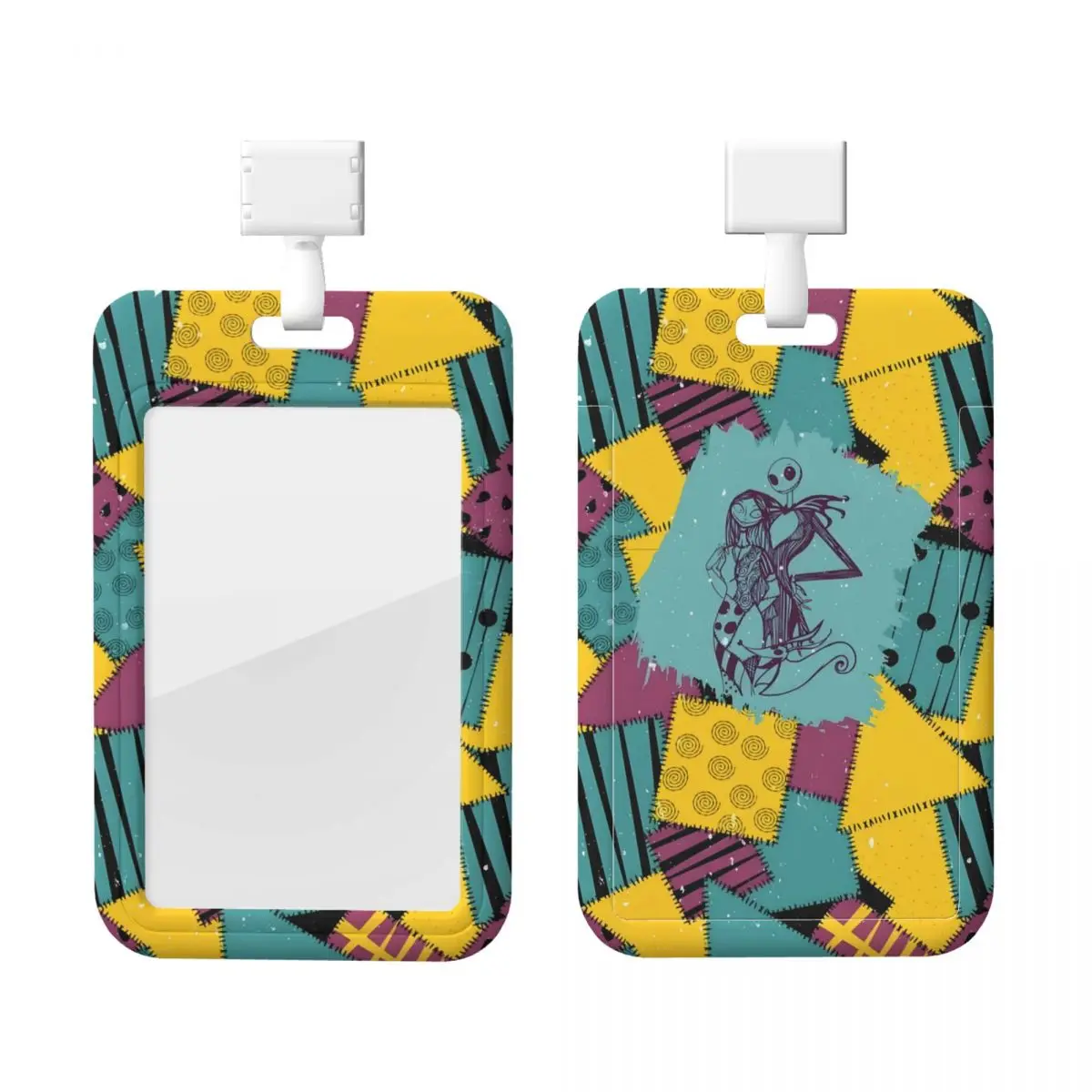 

Custom Jack Skellington Card Badge Holder Card Holder Nightmare Before Christmas Neck Strap ID Credential Holder For Nurse