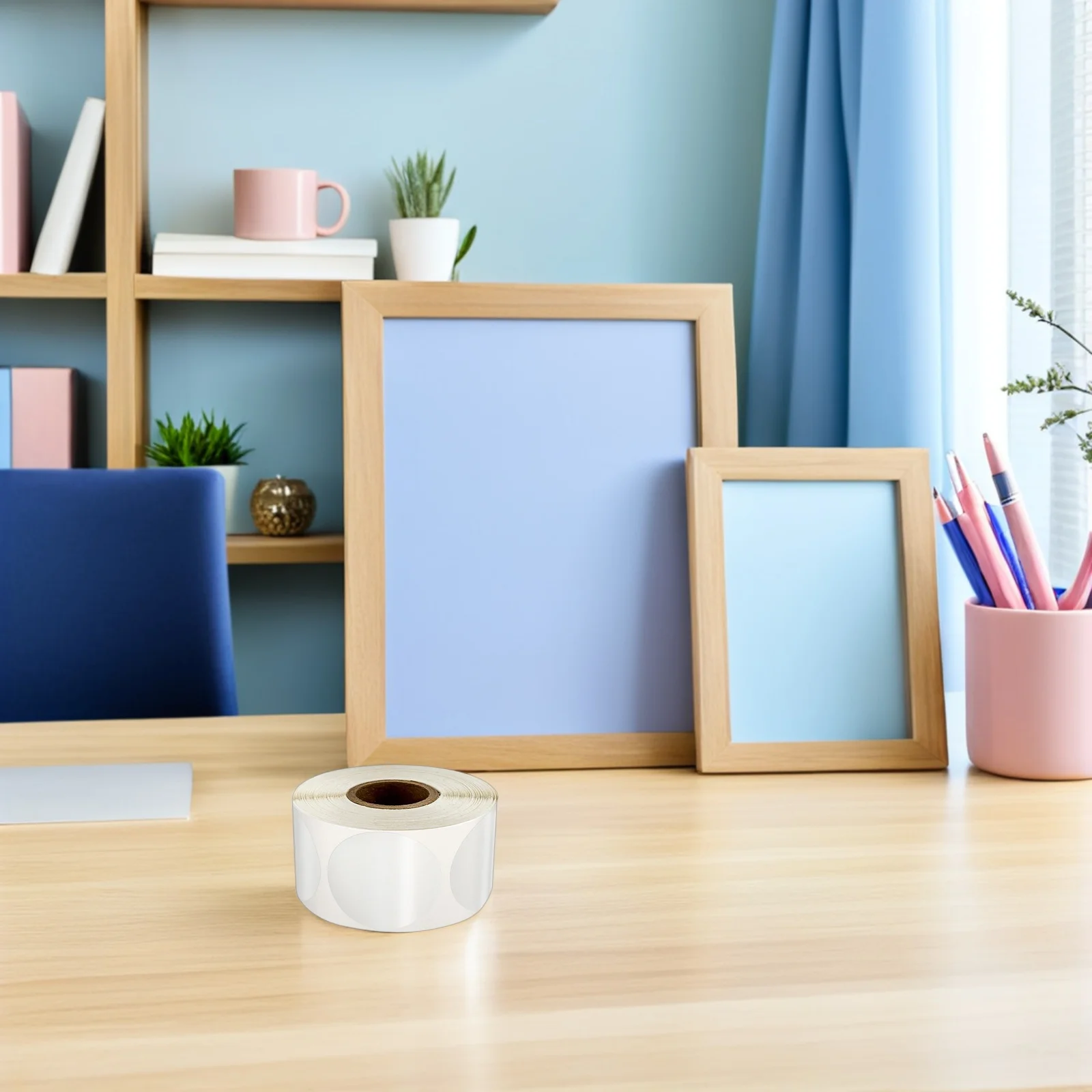 500 adesivi sigillanti rotondi etichette autoadesive trasparenti per confezioni regalo forniture arredamento design creativo