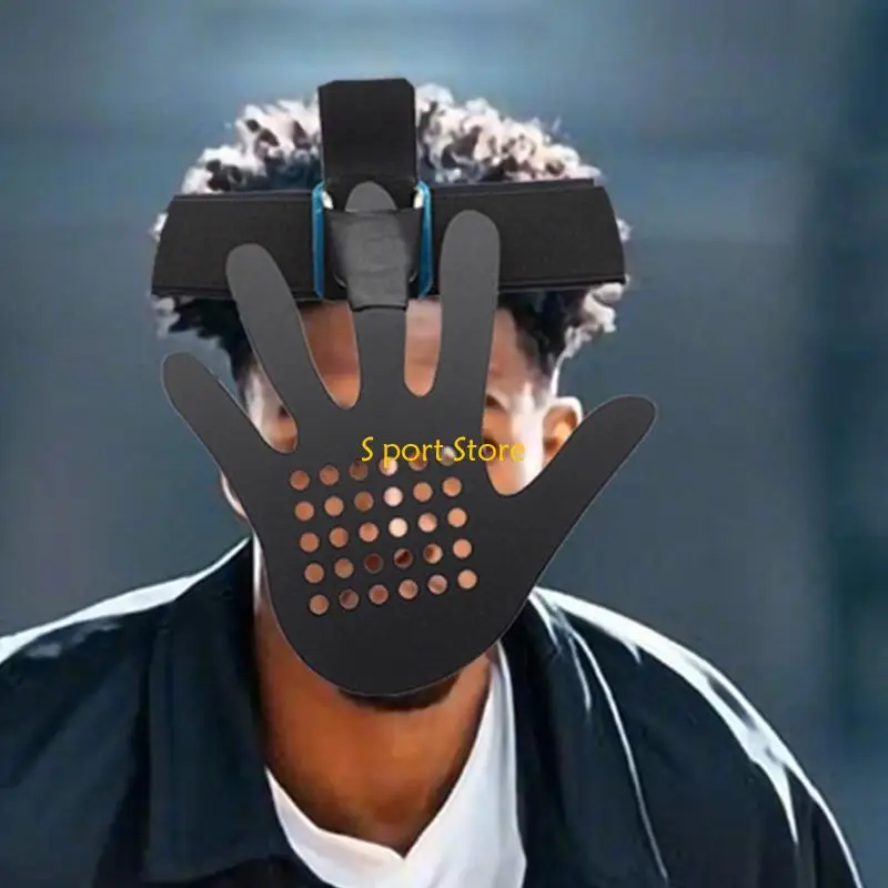 U2JB 농구 수비 마스크 스포츠 페이스 페이스 가드 농구 게임 훈련 장비 아이 차단 마스크 남성과 여성을위한 마스크