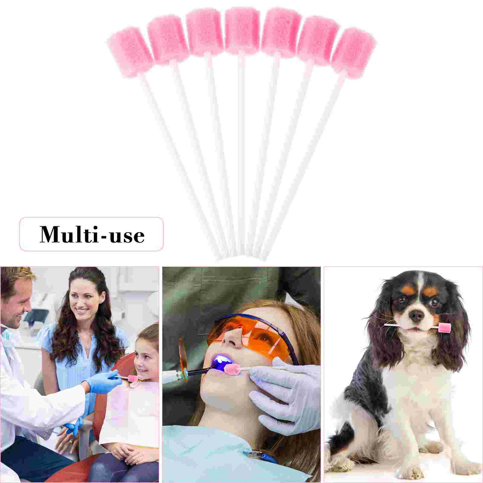 Cleaning Mouth Swabs Foam Sputum Sponge Stick Oral Care Disposable Oral Care Sponge Swab Tooth Swab