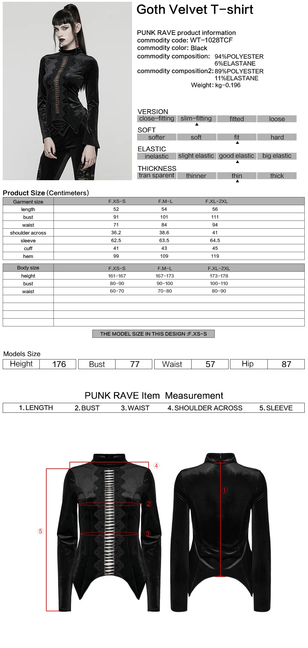 فاسق الهذيان المرأة القوطية لينة مشمس المخملية تي شيرت الوقوف طوق تصميم شخصية وأشار هيم جوفاء الدانتيل ترصيع القمم السوداء #6