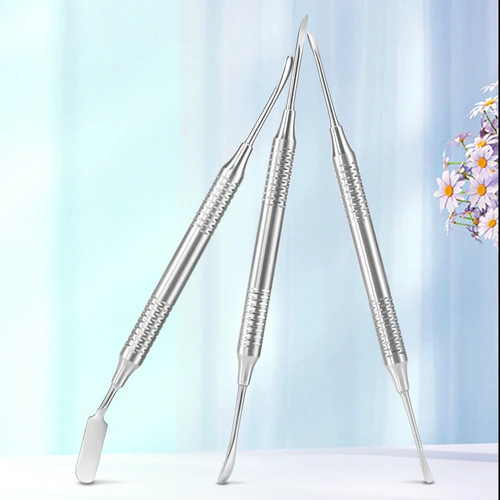 Imagen 2 del producto Herramienta de ascensor periosteal de implante Dental de doble extremo, herramienta de implantación quirúrgica de Autoclave separado, AZDENT, 1 ud.