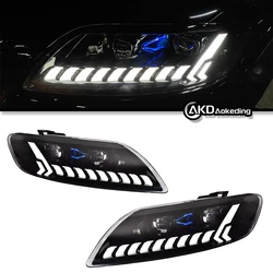 Auto Parts Headlights For Audi Q7 2006-2015 latest Styling Laser lens LED DRL running water turn signal Car Accesorios Modified