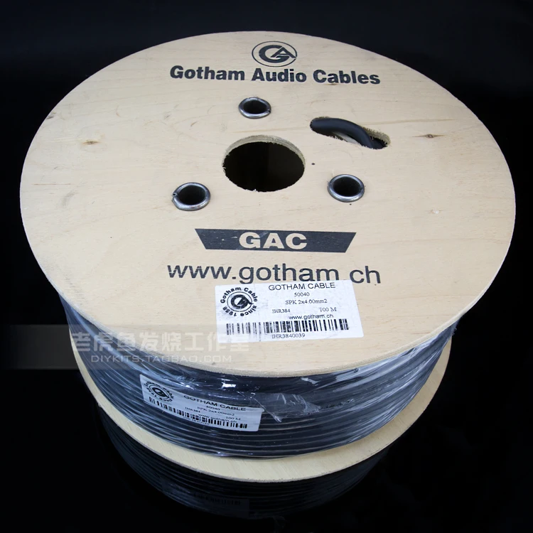 Рассеянный кабель динамика 50025/50040/54225/54240 Сигнальный кабель громкоговорителя для энтузиастов Gotham Audio