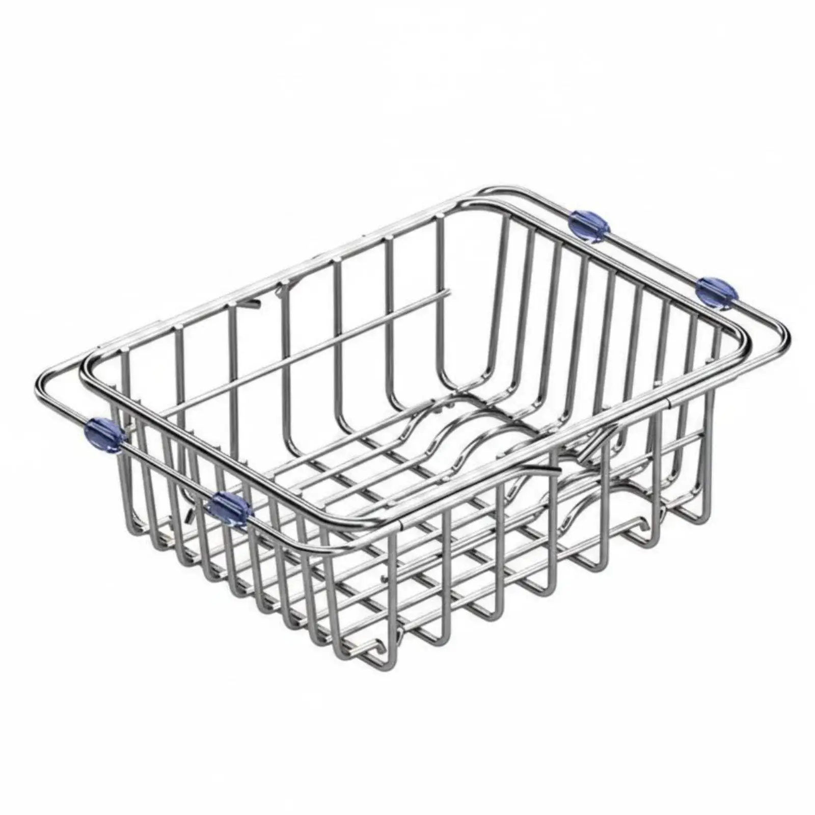Expandable Sink Drain Rack Heavy-Duty Stainless Steel Drain Basket