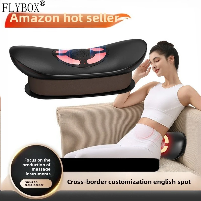 

Waist massager Cross-border waist protection vibration Multifunctional charging Heating lumbar curvature Pulse waist massager