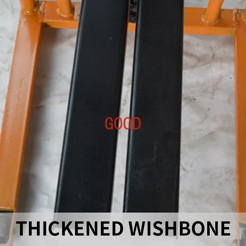 Мини-носной вилочный погрузчик весом 200 кг, портативный штабелер с ручной перемещением, легкий и небольшой бытовой подъемный грузовик, гидравлическая разгрузка