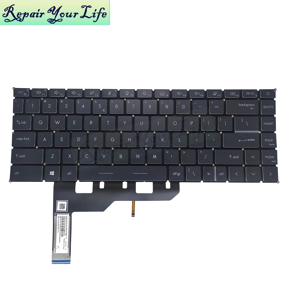 Imagem -05 - Genuine Eua Inglês Backlit Teclados para Msi Ge66 Raider Ms1541 Gs66 Stealth Ms-16v1 Teclado Portátil Retroiluminação Rgb Colorido Novo