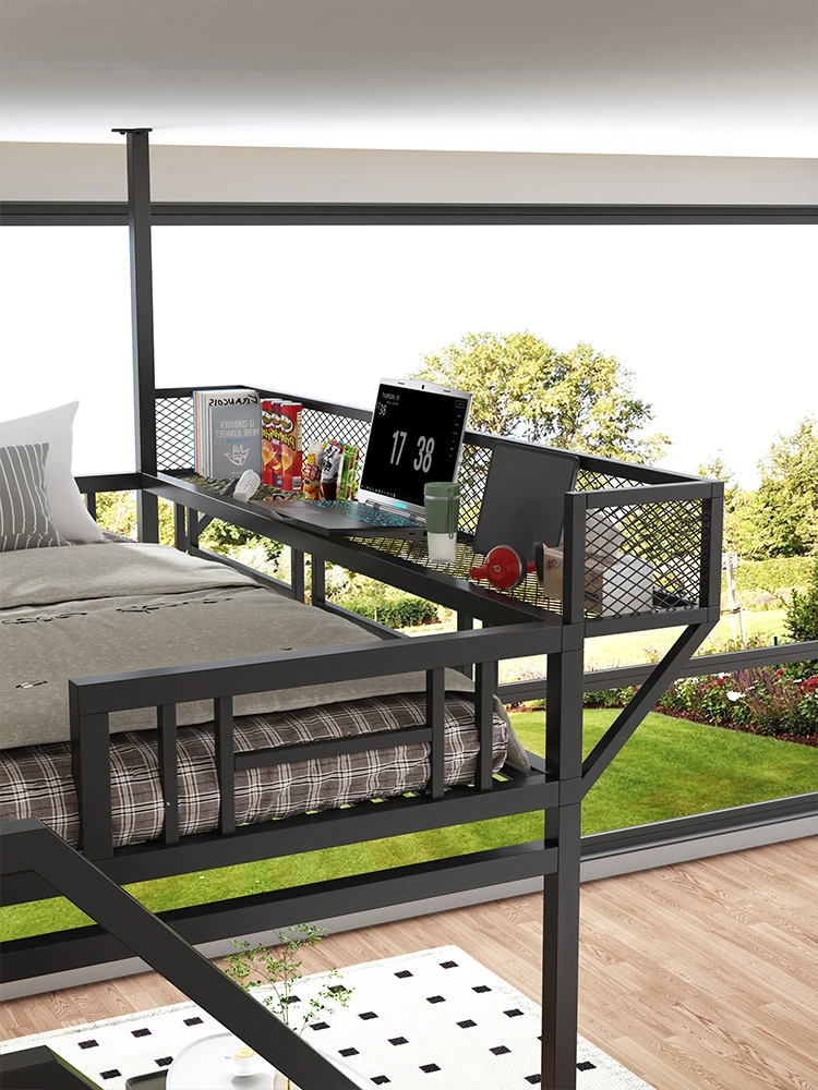 Custom hanging multi-functional iron frame hammock small apartment loft wall-hung loft space-saving new apartment loft bed
