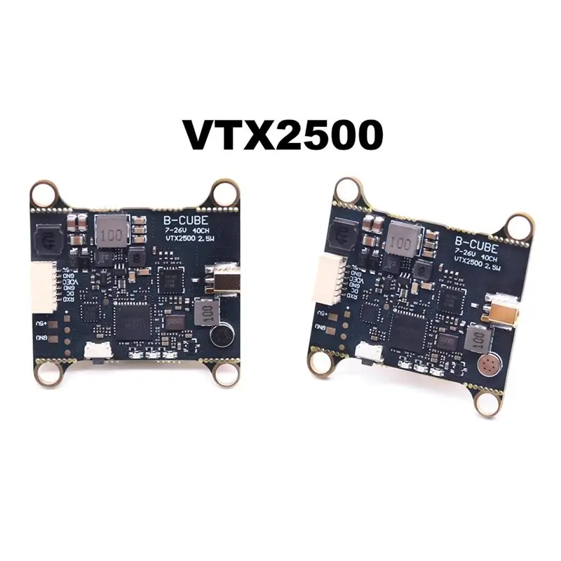 Y44A 5.8G VTX 2500mW 48CH Video Transmitter Input Voltage 7-26V for Long Range RC Airplane FPV Drone