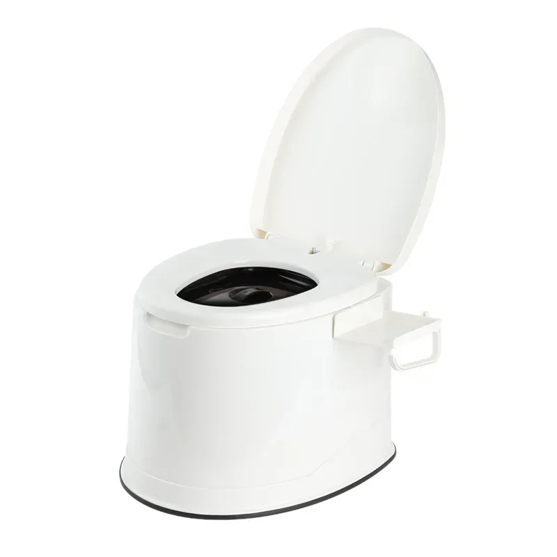 

Portable Toilet Camping Toilet Seat Elderly Compost Toilet Stool Movable Car Thickened Potty for Pregnant Woman Travel