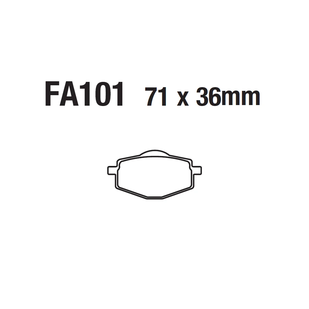 USERX دراجة نارية مكبح قرصي وسادة مكابح السيارات ل FA101 ياماها DT YBR TDR YZ XC XTZ 50 80 125 200 225 250 350 600 660 CF125