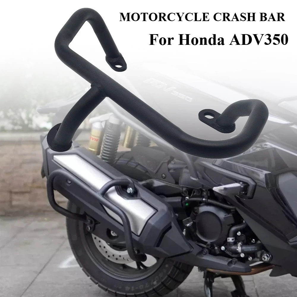 For Honda ADV350 ADV 350 2024 2025 Motorcycle Exhaust Pipe Guard Crash Barrier Bar Bumper Muffler Protector Falling Protection