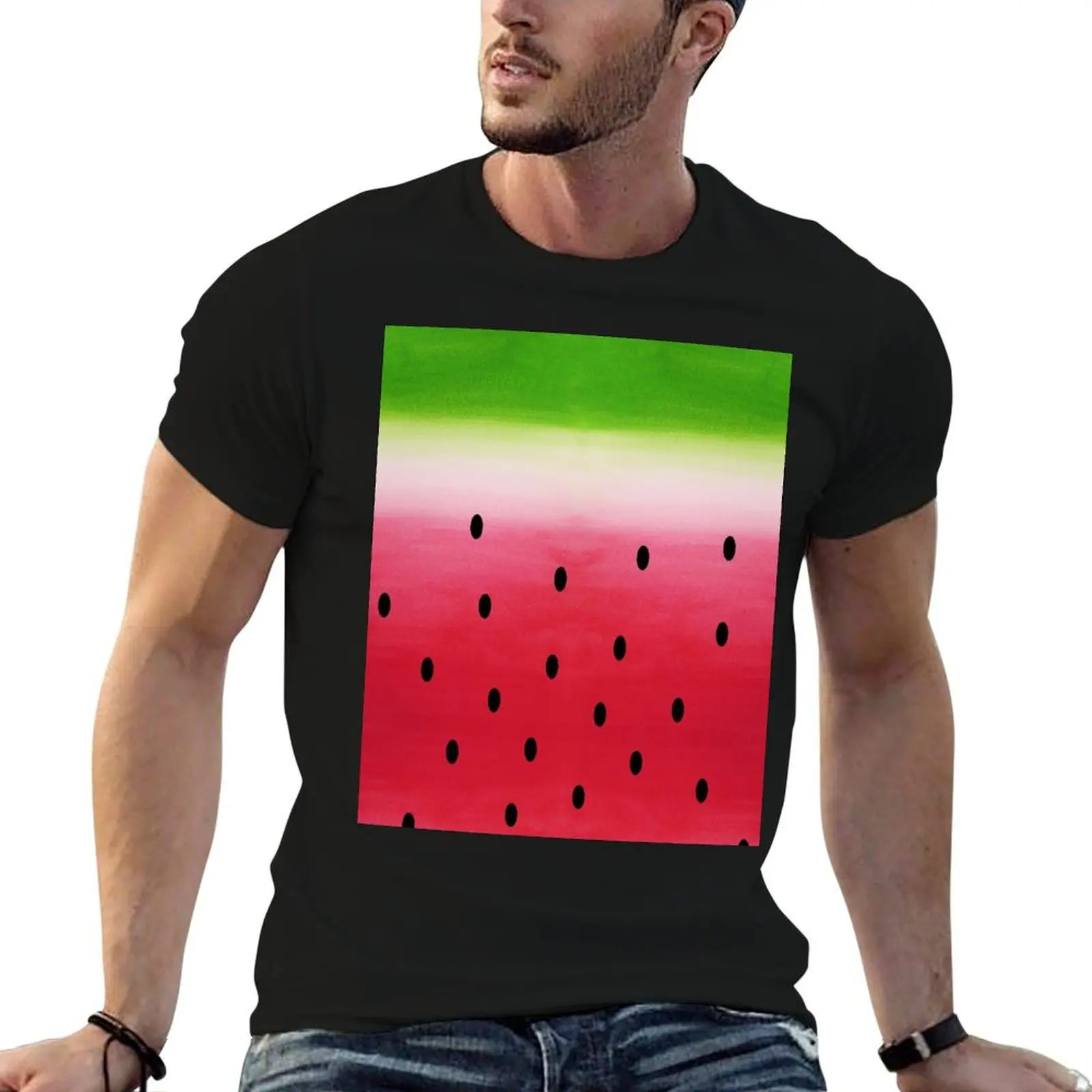 Watermelon T-Shirt baggy shirts custom shirt cute clothes oversizeds funny t shirts for men