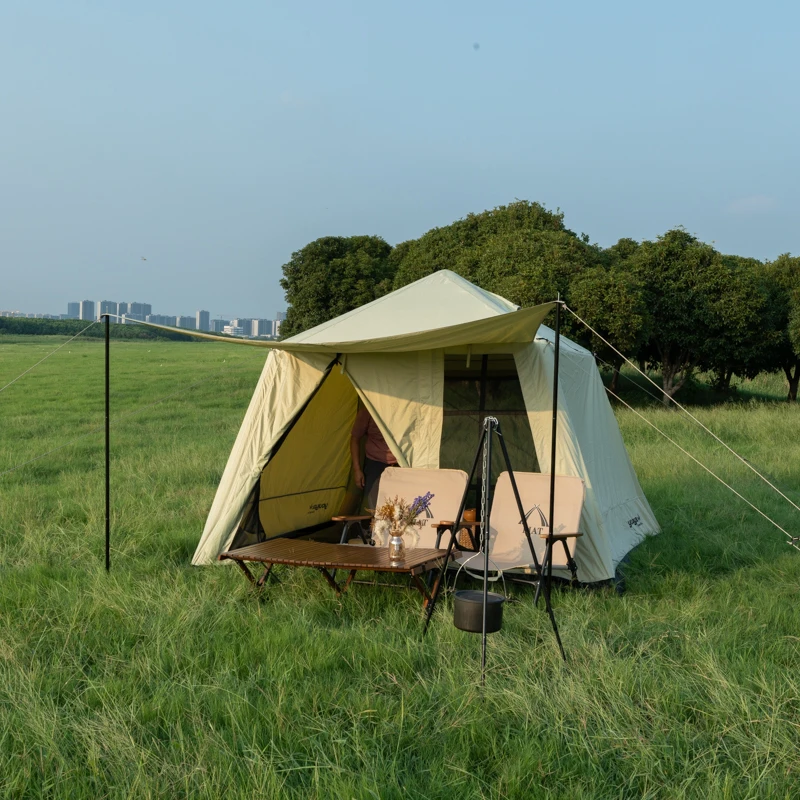 

Luxury Portable Oxford Fabric Air Tent Waterproof Inflatable Camping Tent For Outdoor Adventures With Families