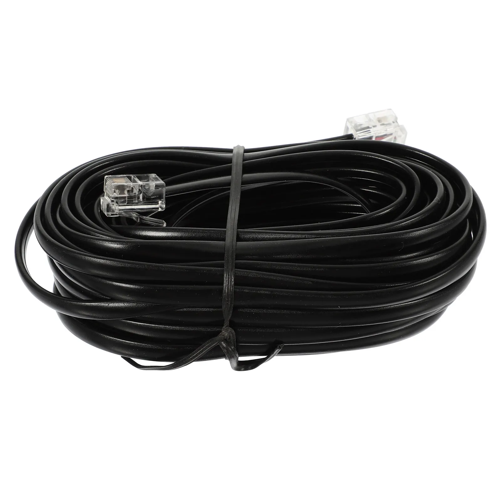 

Sturdy Telephone Cord for Landlines Phones Coiled Replacement Cable Noise-Free Signal Transmission Easy Installation Soft