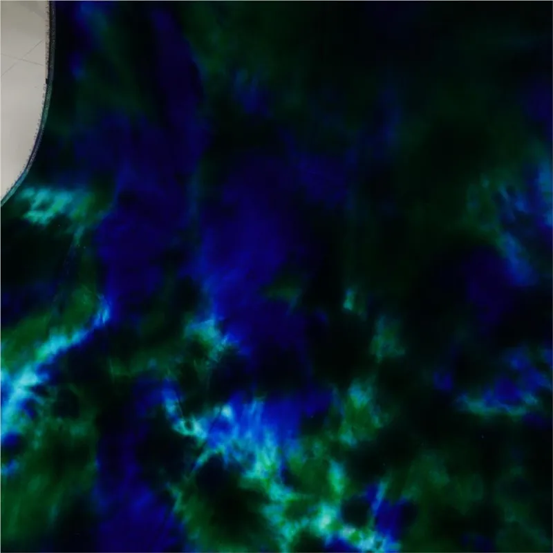 Silk velvet woven georgeau tie-dyed and printed fabric dress cheongsam