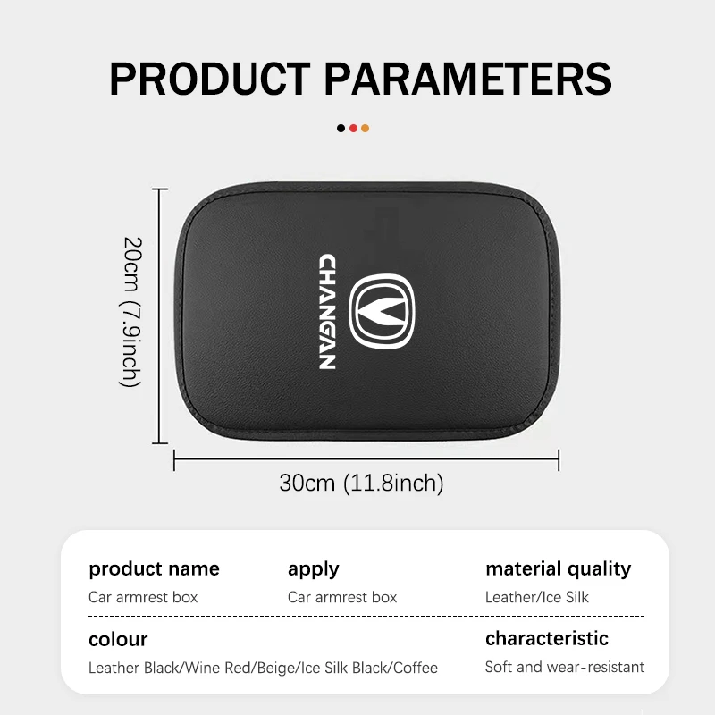 Car Armrest Center Box Mats Memory Foam Auto Arm Rest Pad For Changan CX70 CS35 Alsvin CS75 Hunter CS95 CS55 Star RAETON