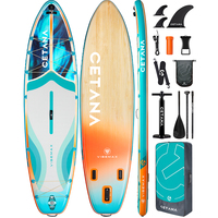 CETANA SUP Waterproof Inflatable Paddle Board 11'6'x35'x6' Standing Style Aquatic With Fishing Accessories SUB Board сапборд