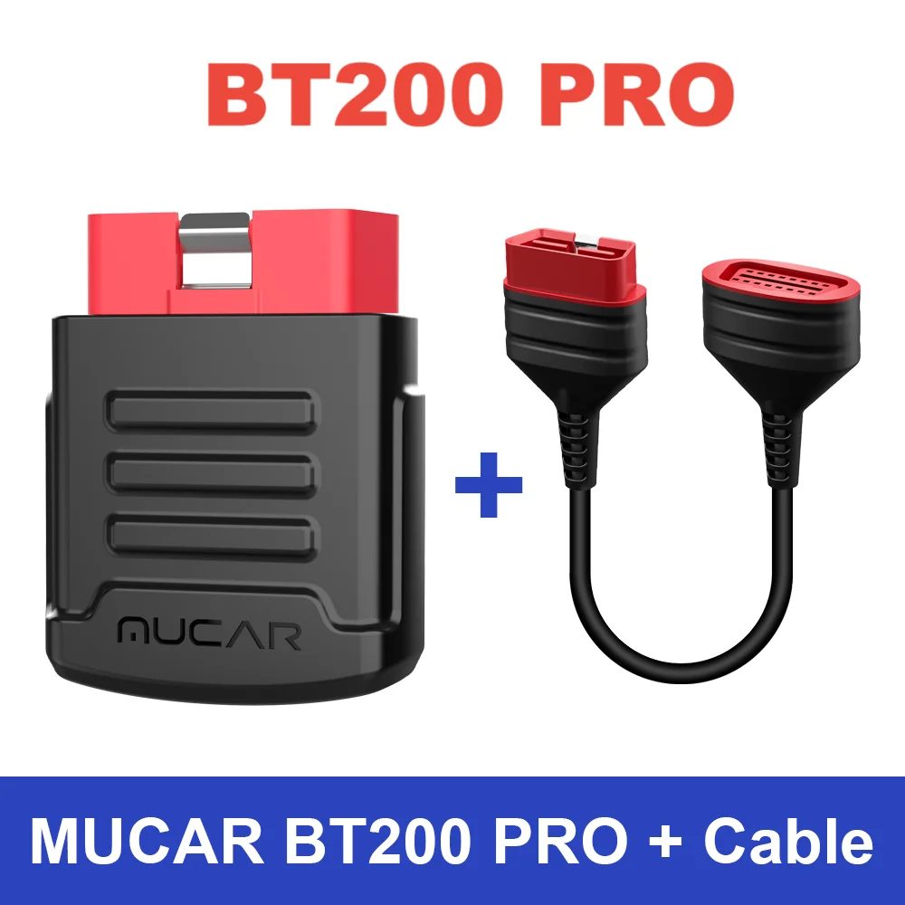 Mucar Bt200 Bt200 Pro Auto Scan Tool Obd2 Diagnostisch Hulpmiddel Volledige Systeem Diagnose Scanner Voor Alle Auto 15 Reset Code Lezer - afbeelding 1