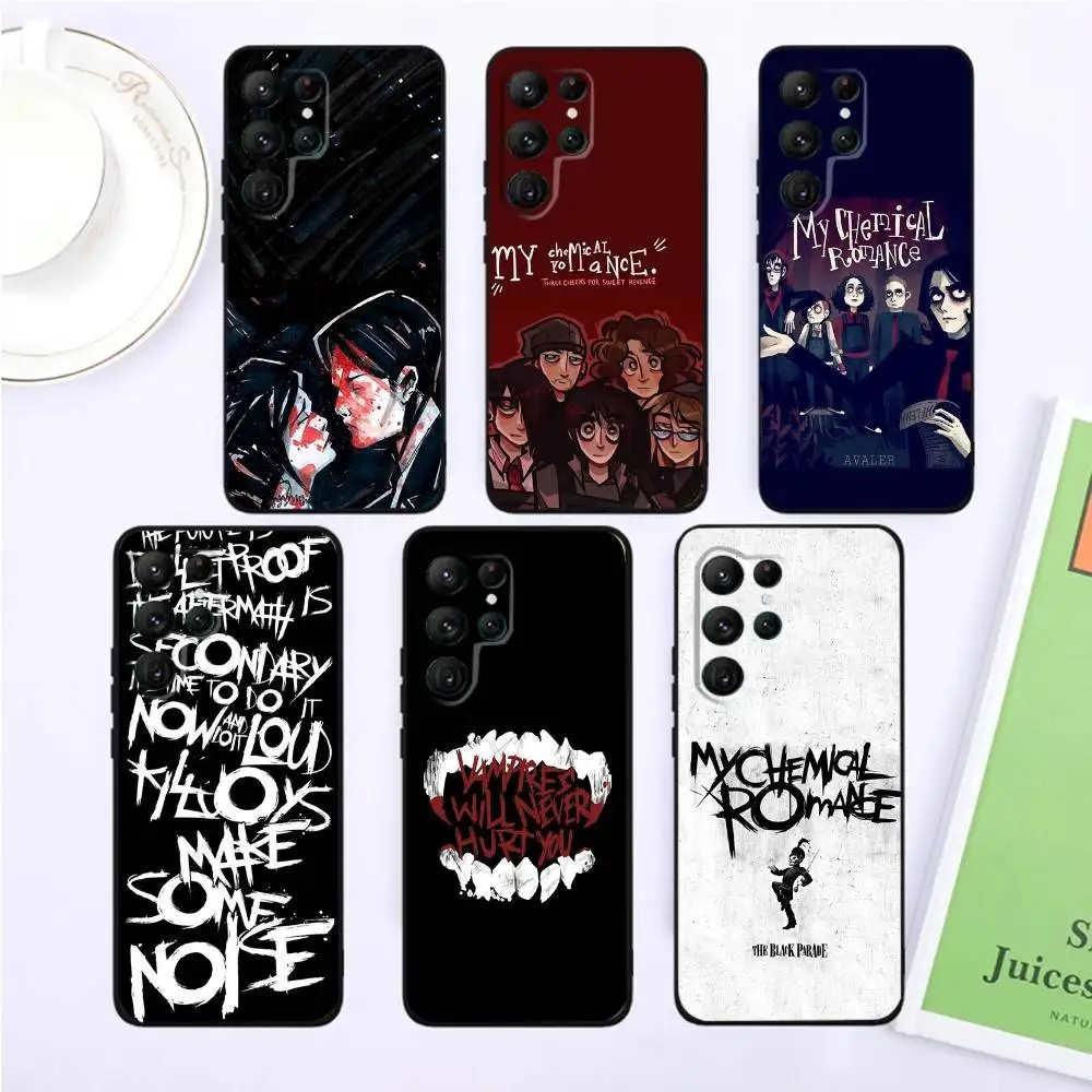 

My C-Chemical Romance Phone Case For Samsung S25,S24,S23,22,21,Ultra,Pro,S10,S30Plus,20lite Black Cover