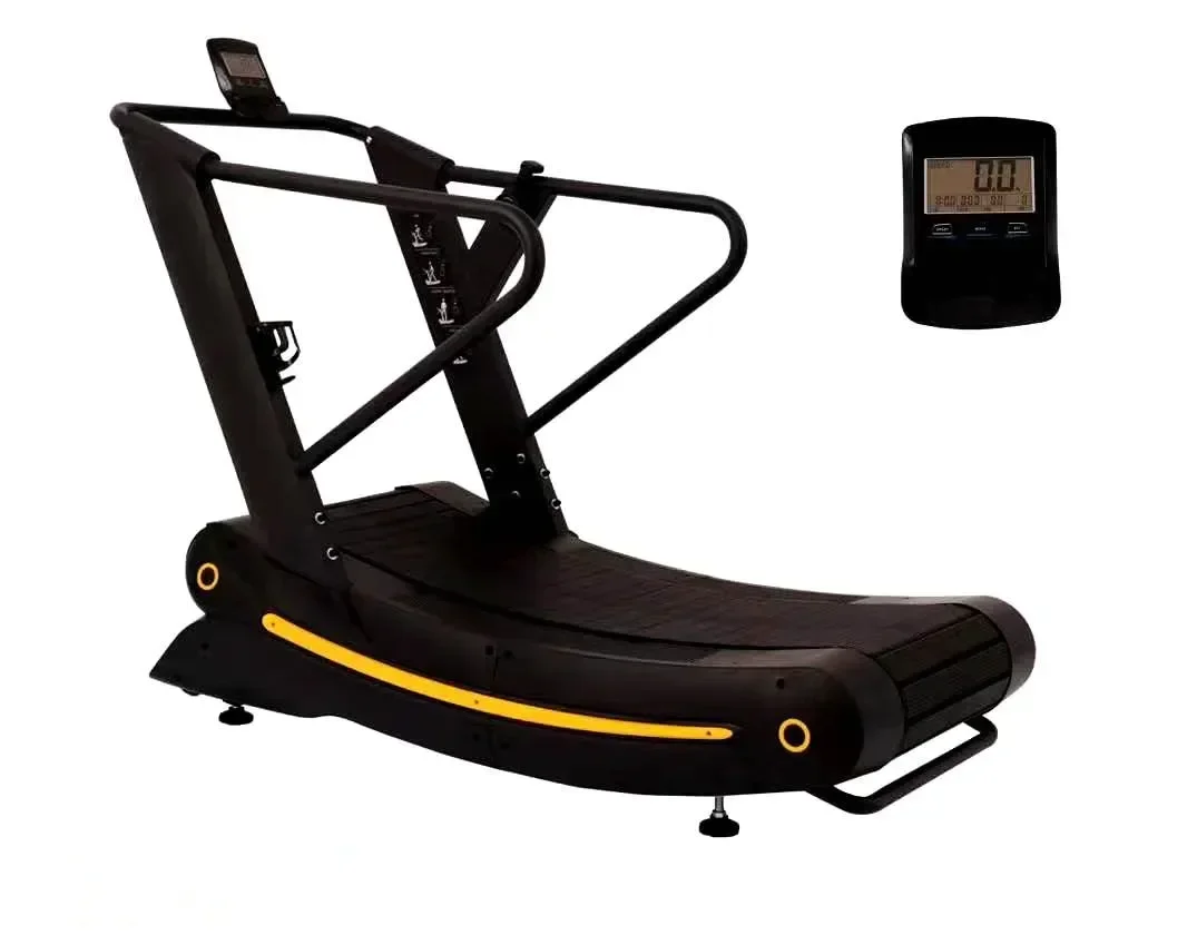 Commercial Running machine non-power curved treadmill