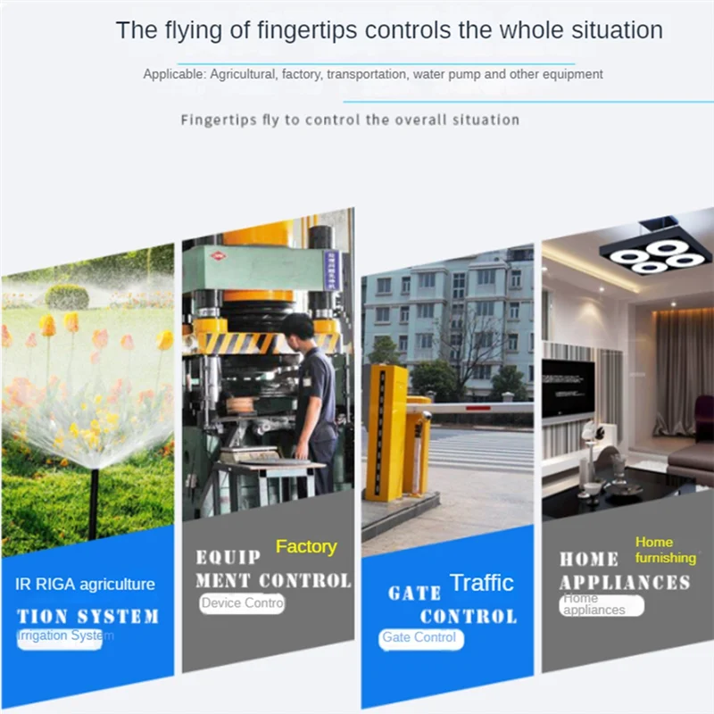 جهاز تحكم عن بعد لاسلكي صناعي عالي الطاقة مقاوم للماء ومقاوم للسقوط EV1527 رقاقة ASK 2000M طويلة المدى 433 ميجا هرتز متينة 4 أزرار
