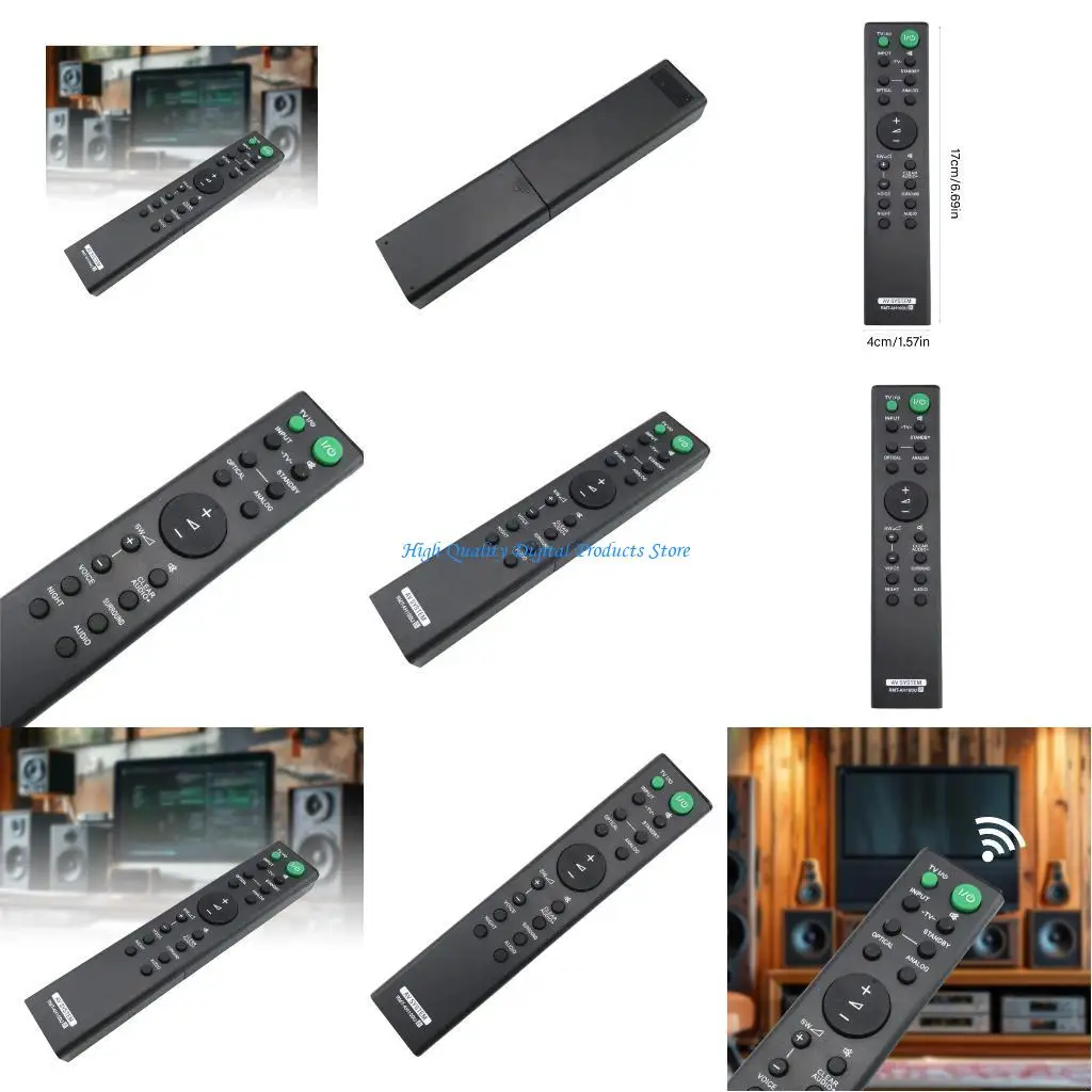 

U2JE RMT-AH100U Remote Controller Advanced Technology For HT-CT180 SA-CT180 SA-WCT180